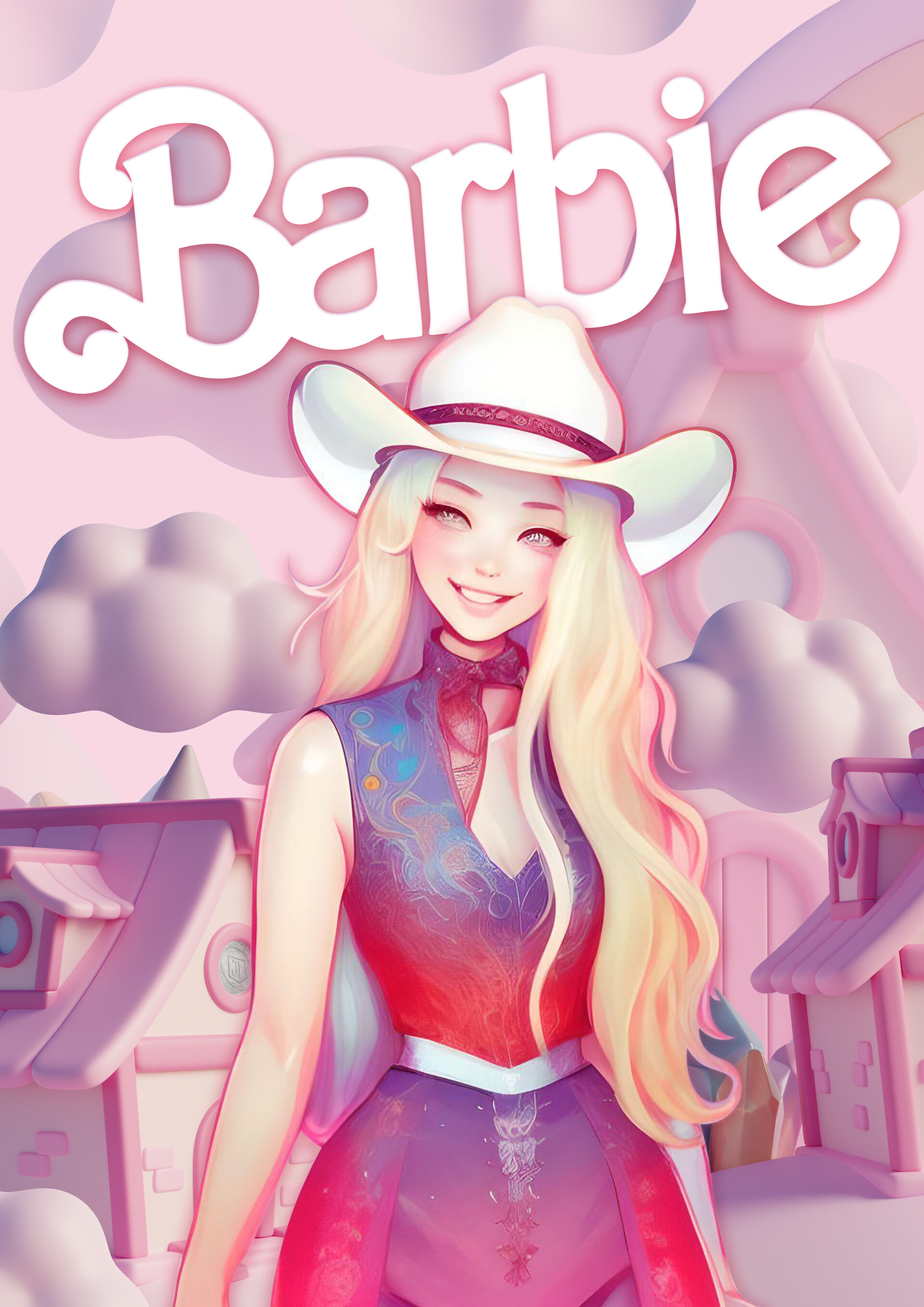 ArtStation - Barbie Fan Poster 🎬💟