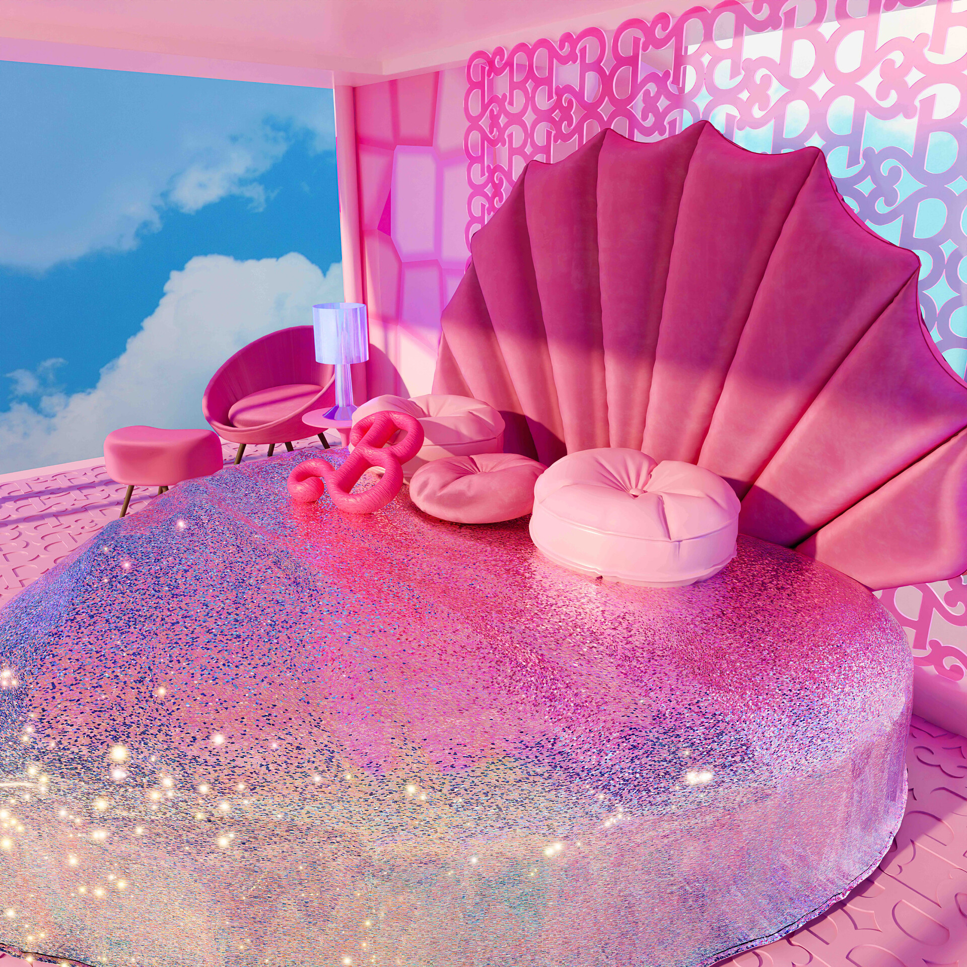 Barbie dream cheap house bed