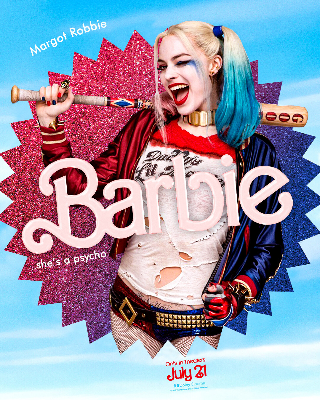 Aan het liegen mozaïek terugtrekken ArtStation - harley Quinn as Barbie