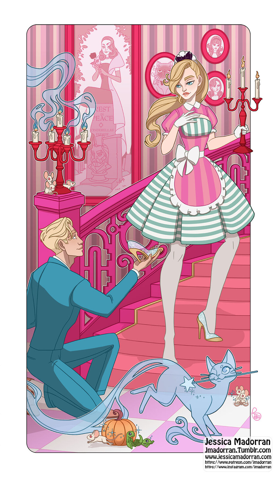July 2023 Patreon - Twisted Cinderella Illustration
