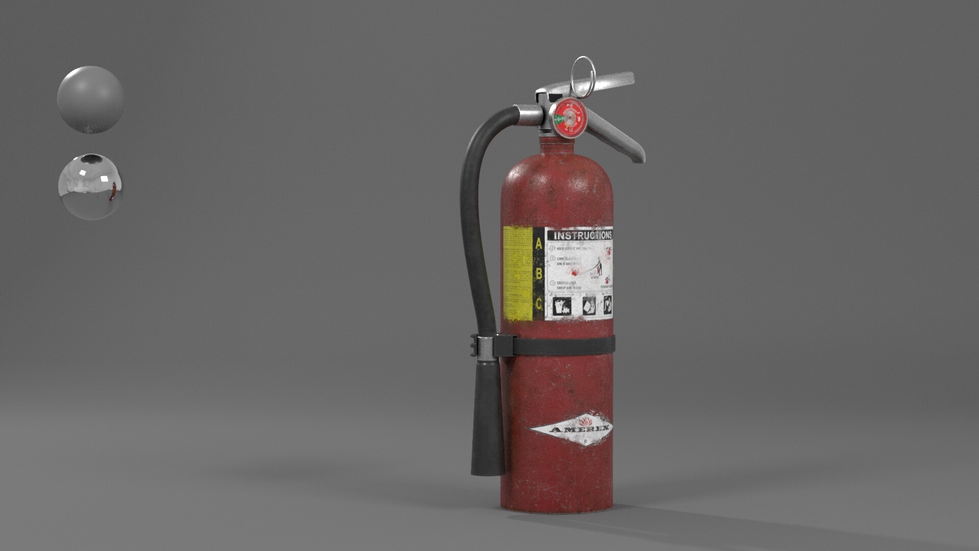 ArtStation - Fire Extinguisher 3D Texturing