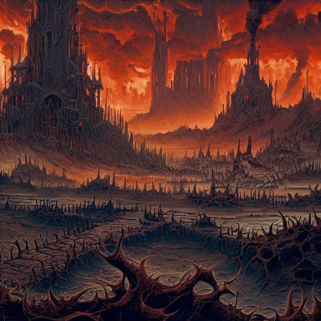 ArtStation - Hellish Landscapes(AI)(Open Source)