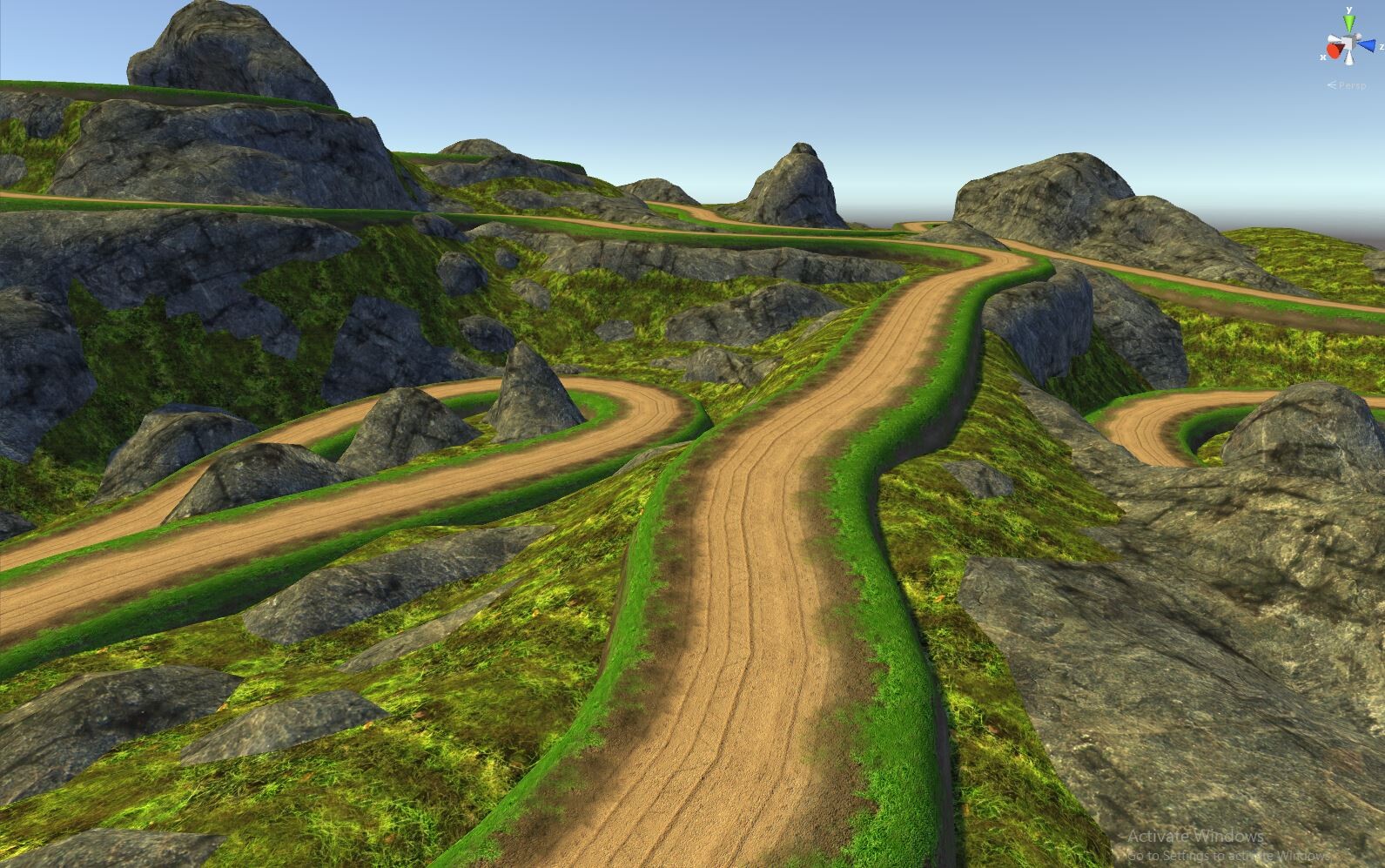 ArtStation Off road track environment