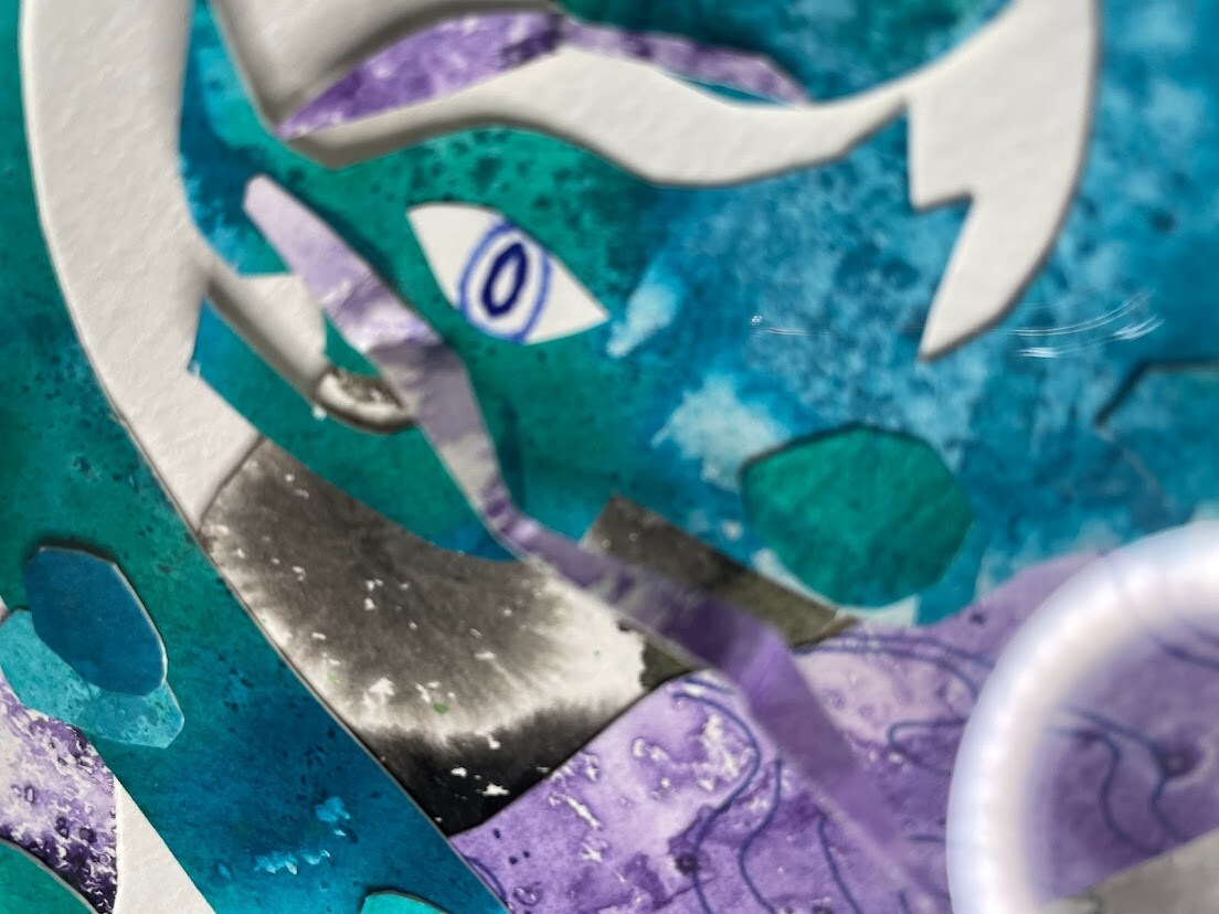 Fig And Fable Teal Dragon Collage