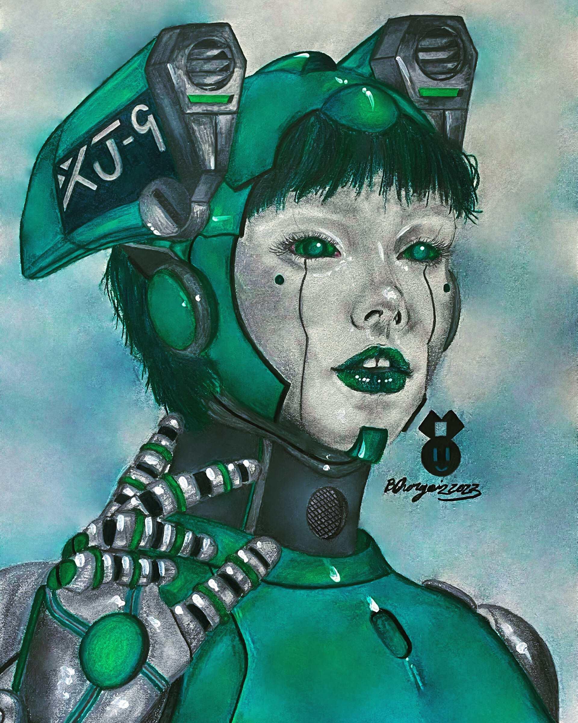 AIart, AI, illustration / Jenny Wakeman (XJ9) - pixiv