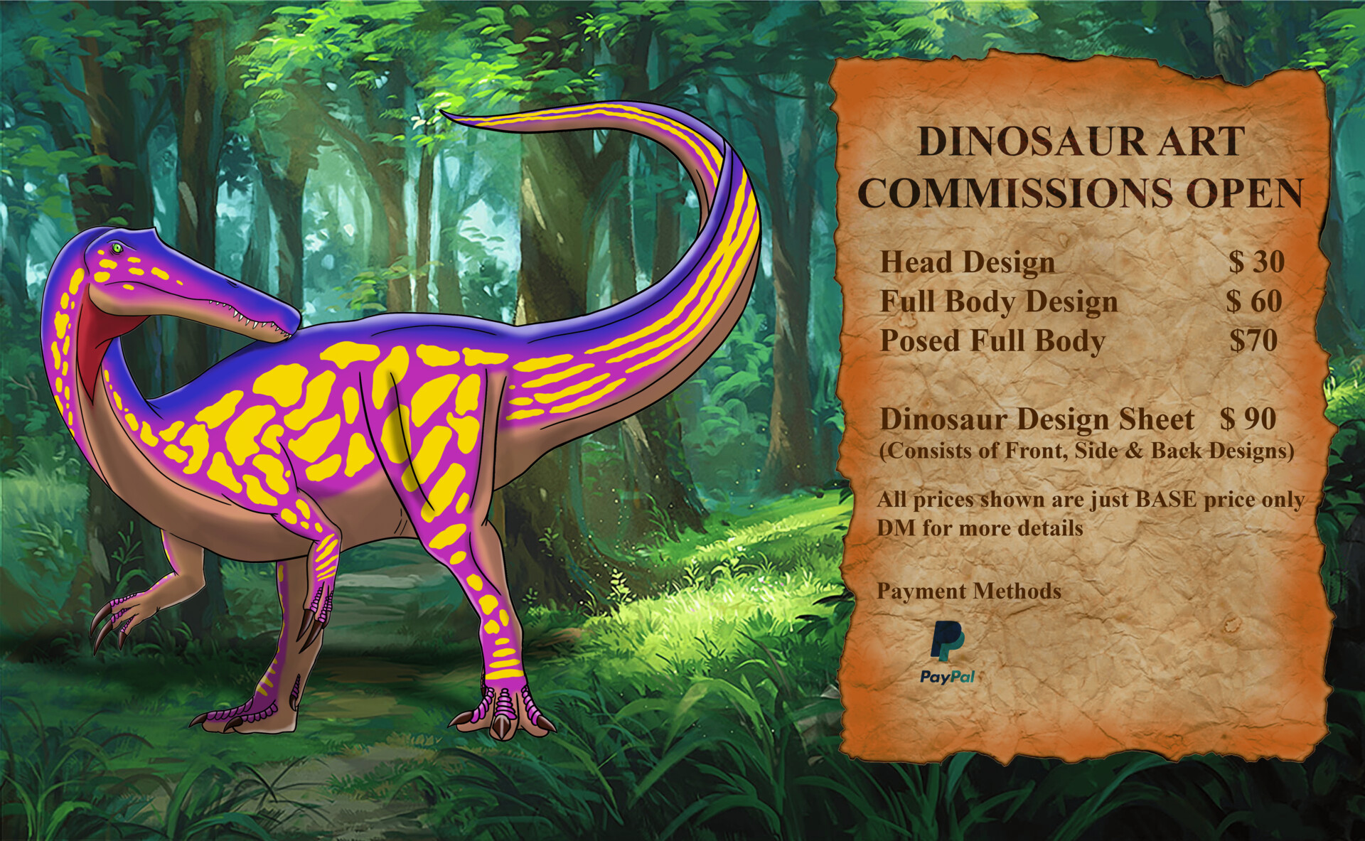 ArtStation - Dinosaur Art Commission