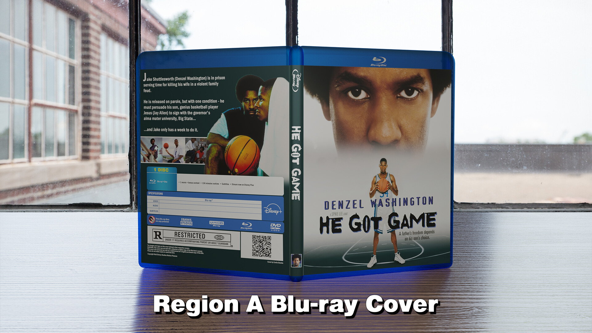 ArtStation He Got Game 1998 Custom Blu ray Cover