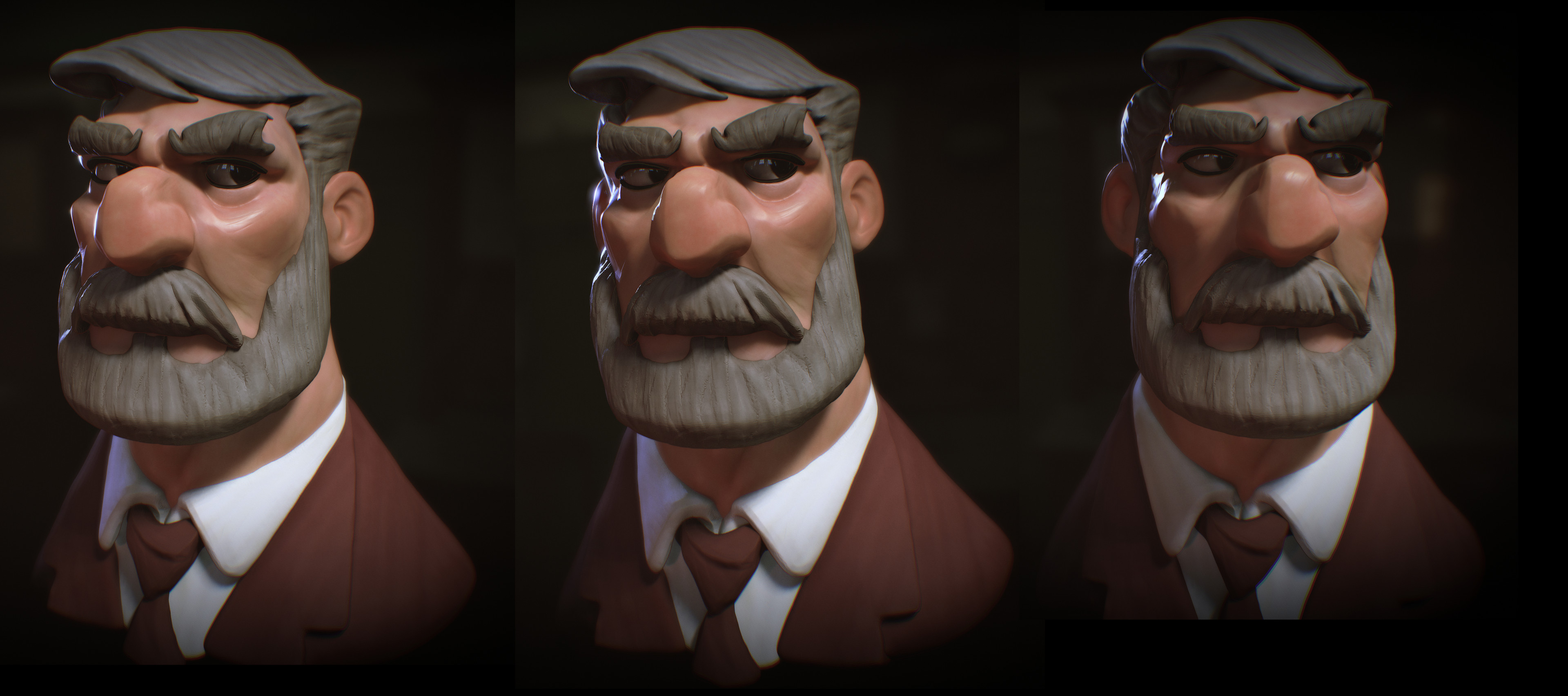 Unedited Renders from Nomad Sculpt