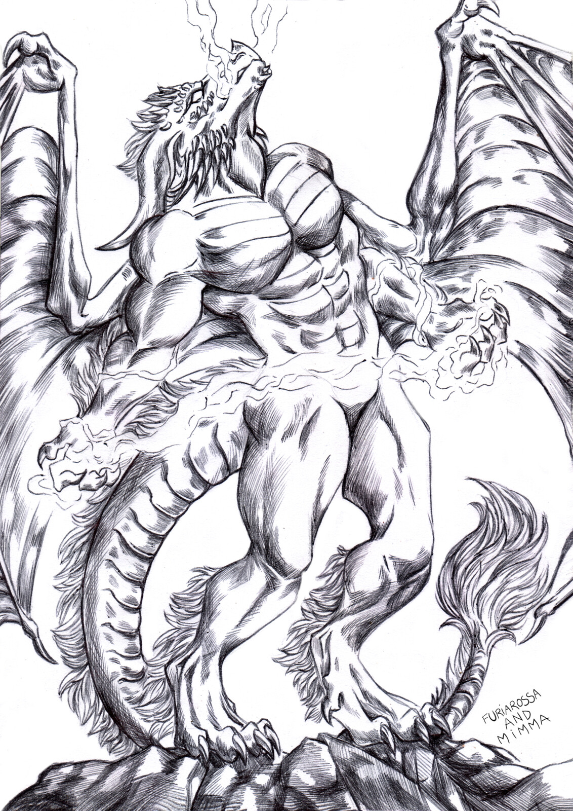 WIP 2 - ballpoint pen shading and texture