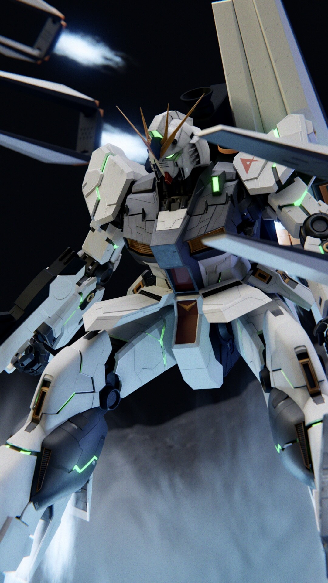 ArtStation - RX-93 ν Gundam Fan art