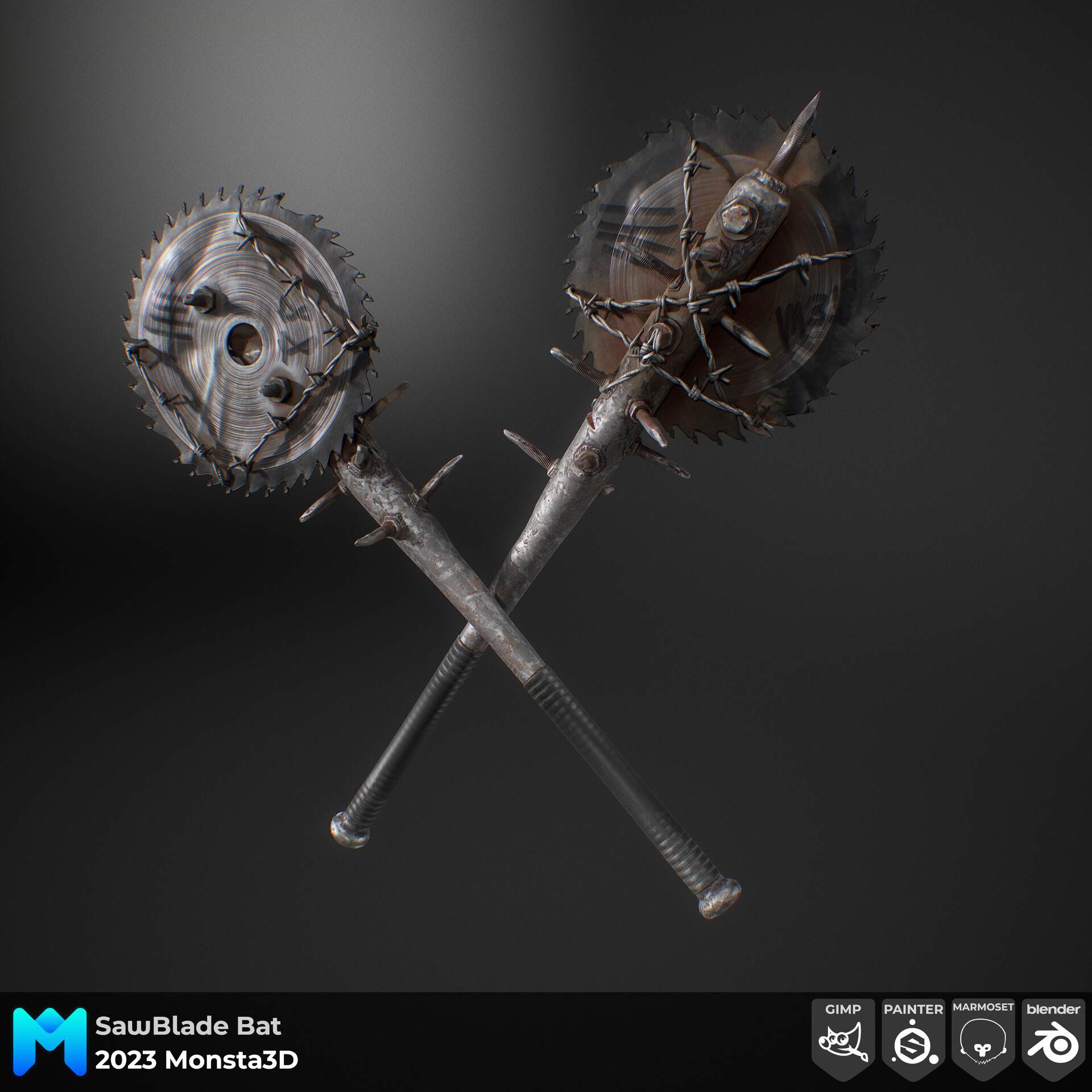 artstation-metal-blade-bat-prop