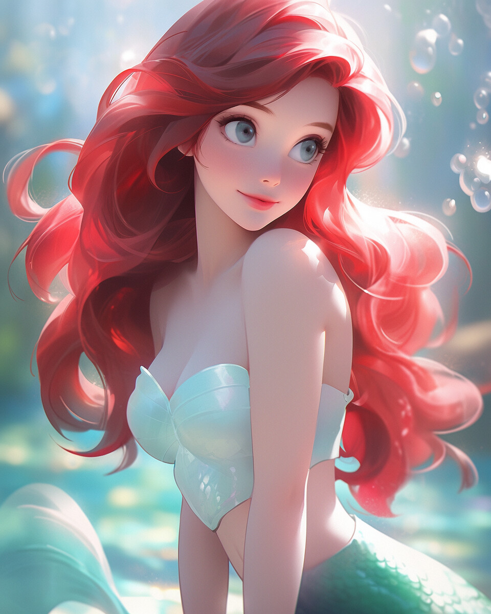 ArtStation Little Mermaid Ariel 🌊