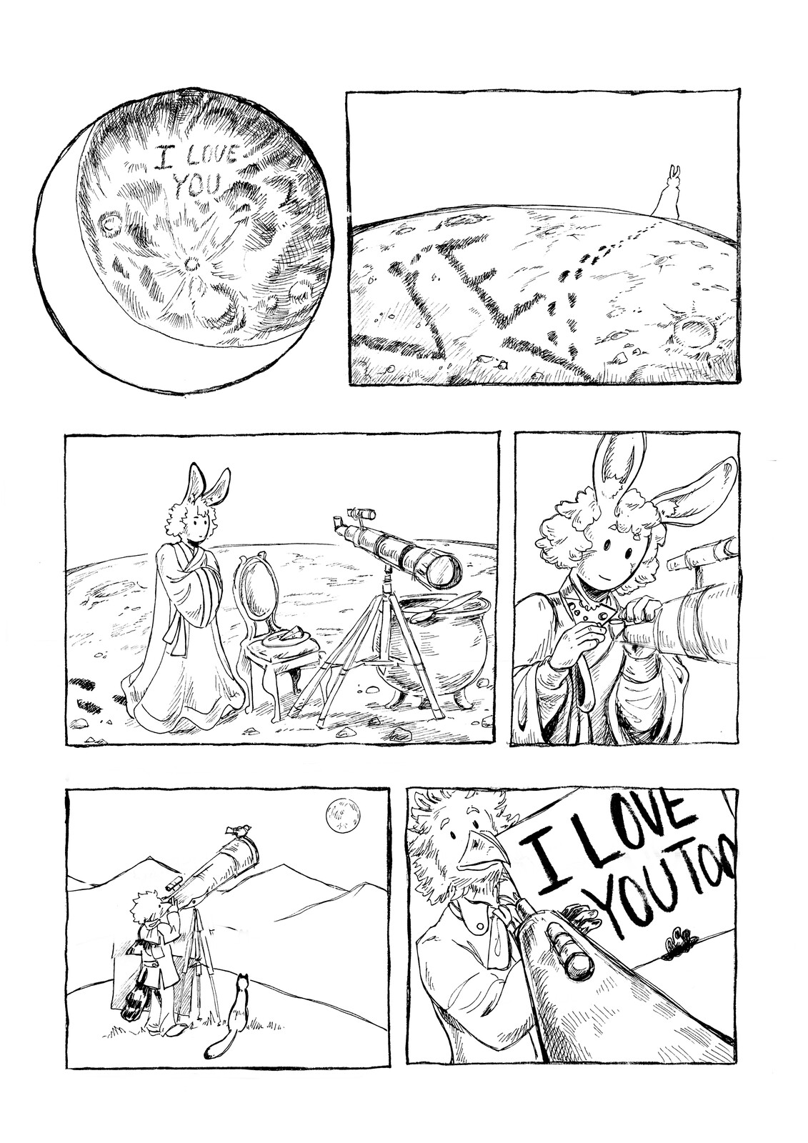 White Moon inks, with script by Dan Anansi.