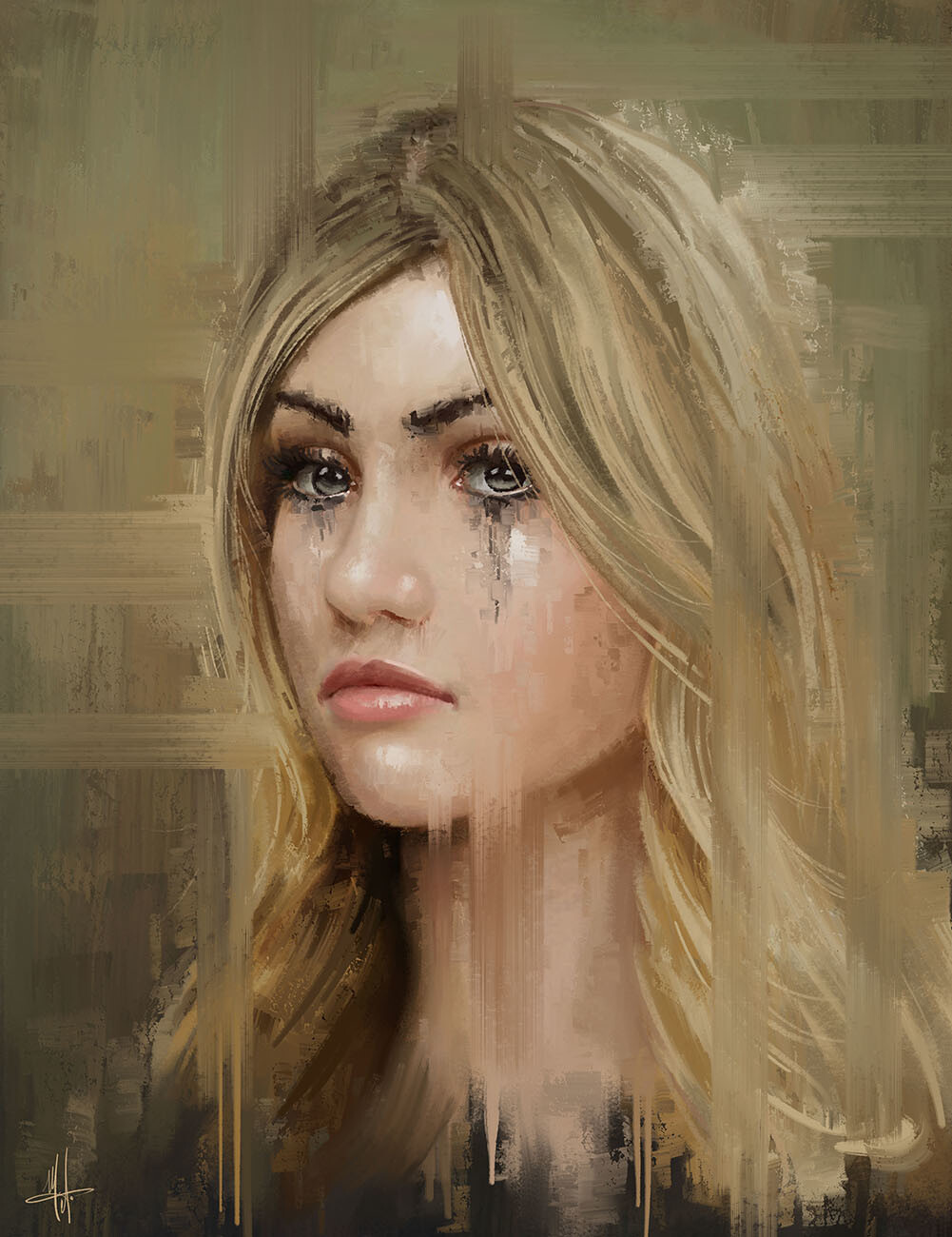 Digital Portrait Painting - Painterly Oily Style