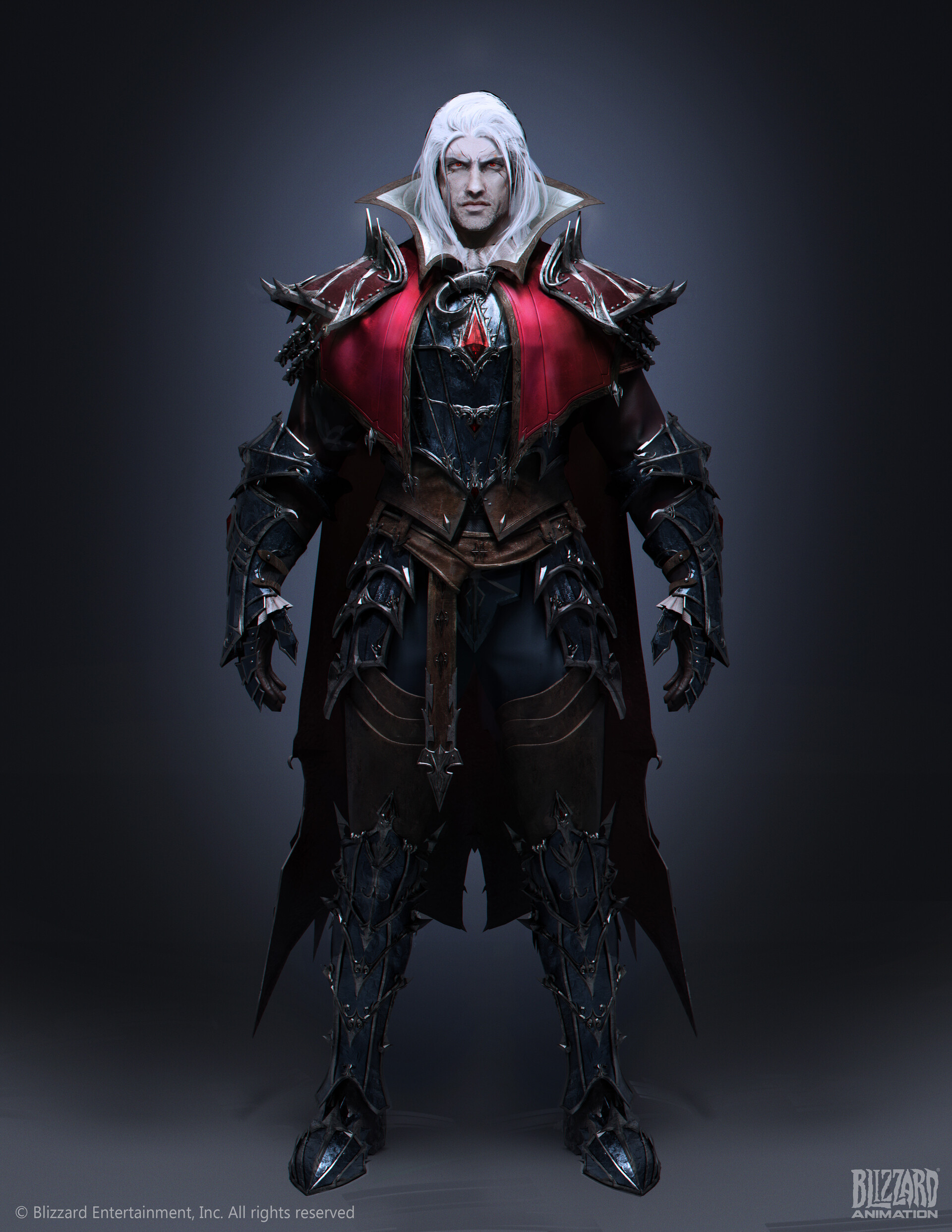 Diablo Immortal Blood Knight Character Models and Animations