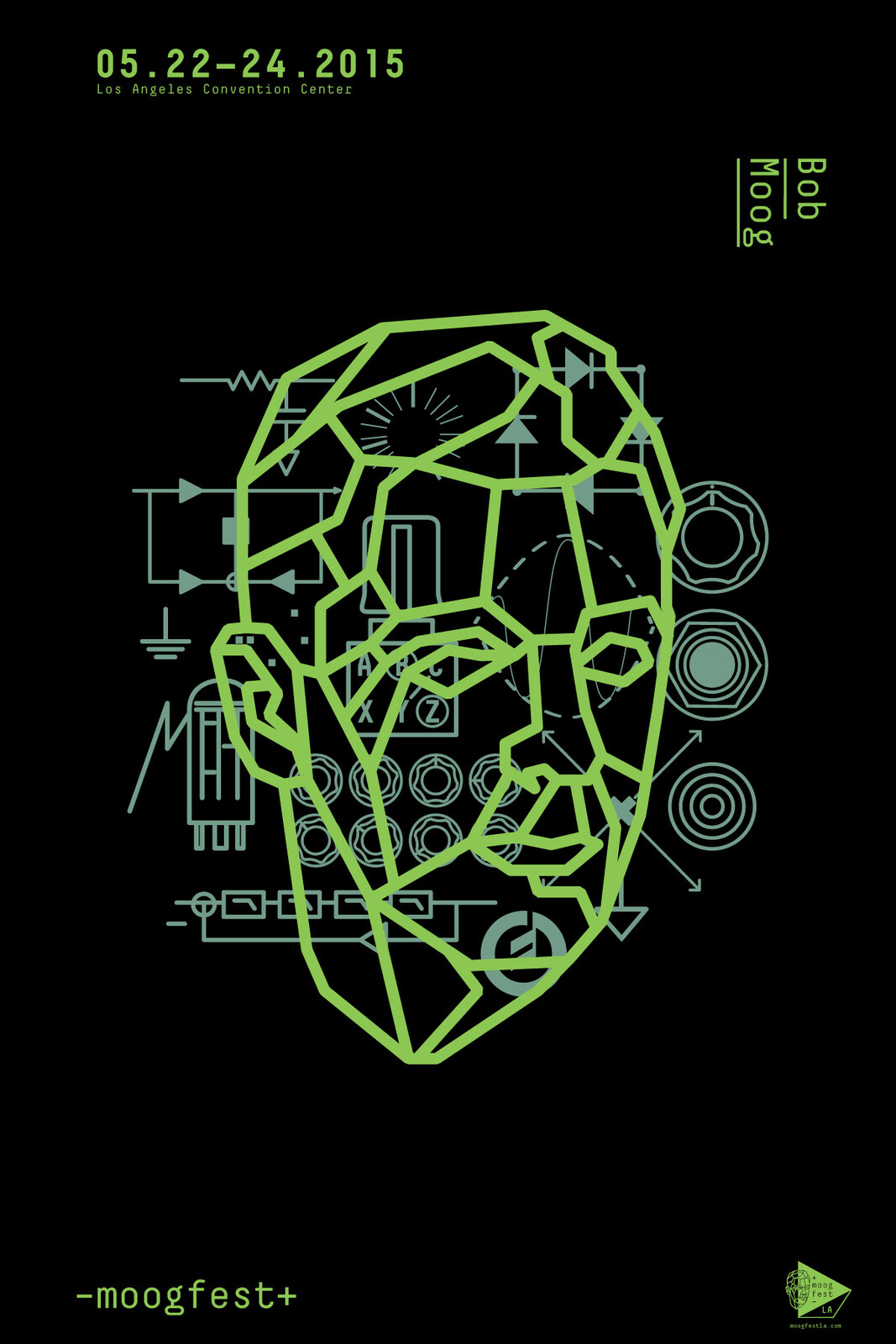 -moogfest+ 2015+ Bob Moog Poster