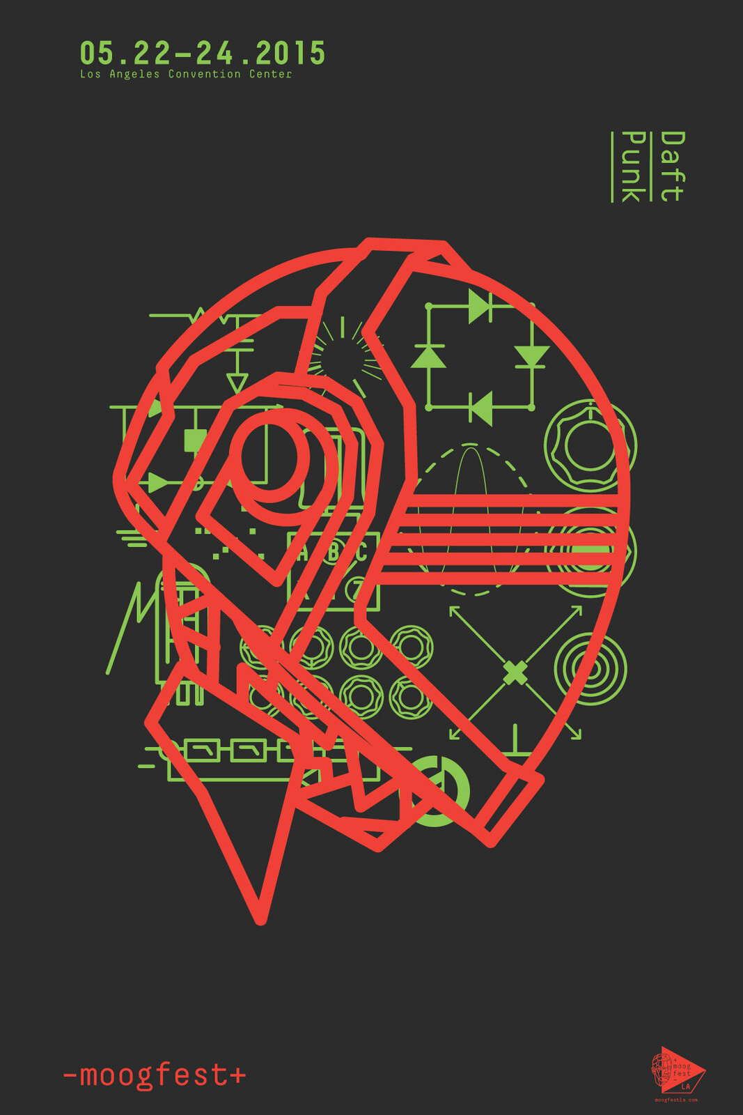 -moogfest+ 2015+ Daft Punk Poster