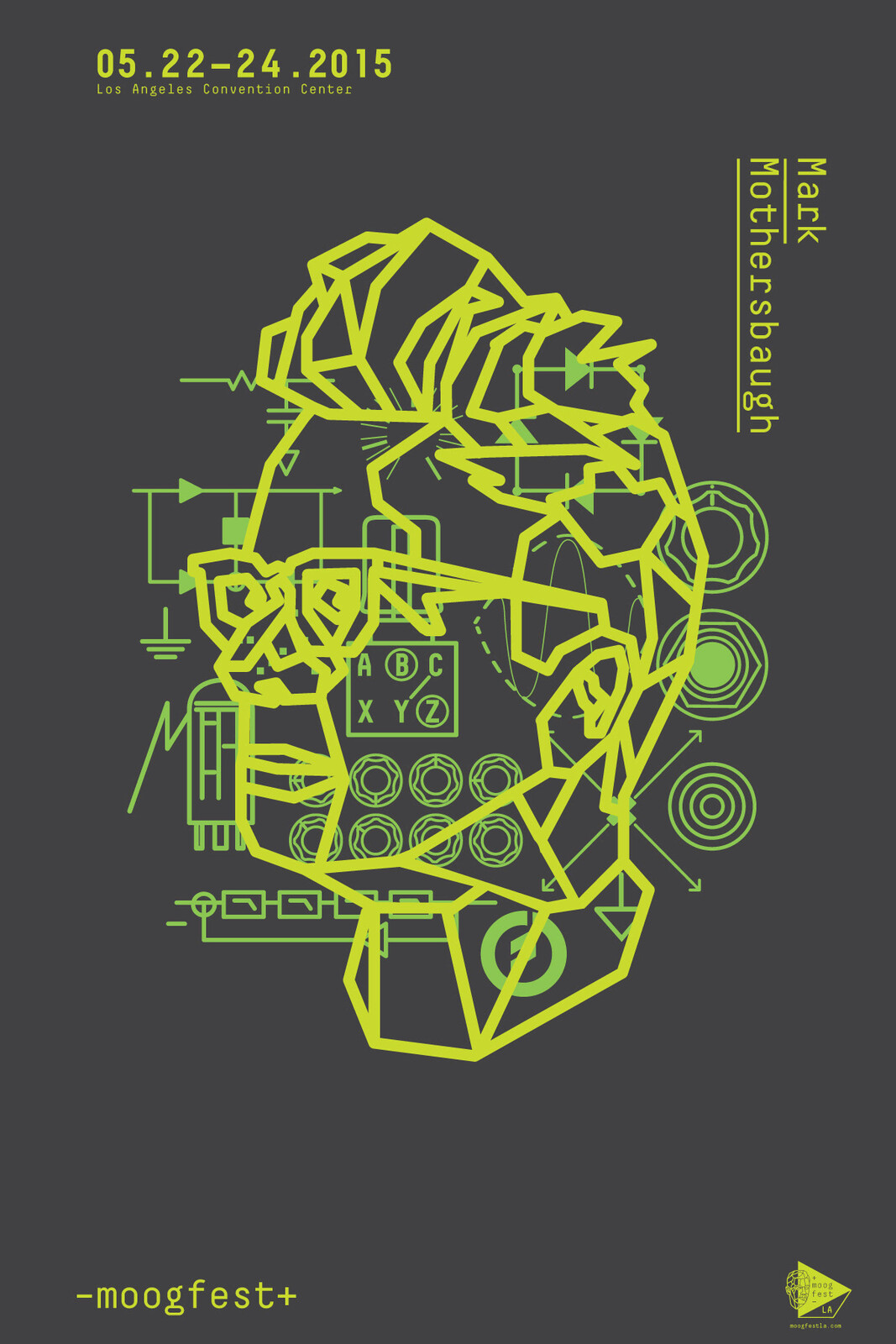 -moogfest+ 2015+ Mark Mothersbaugh Poster