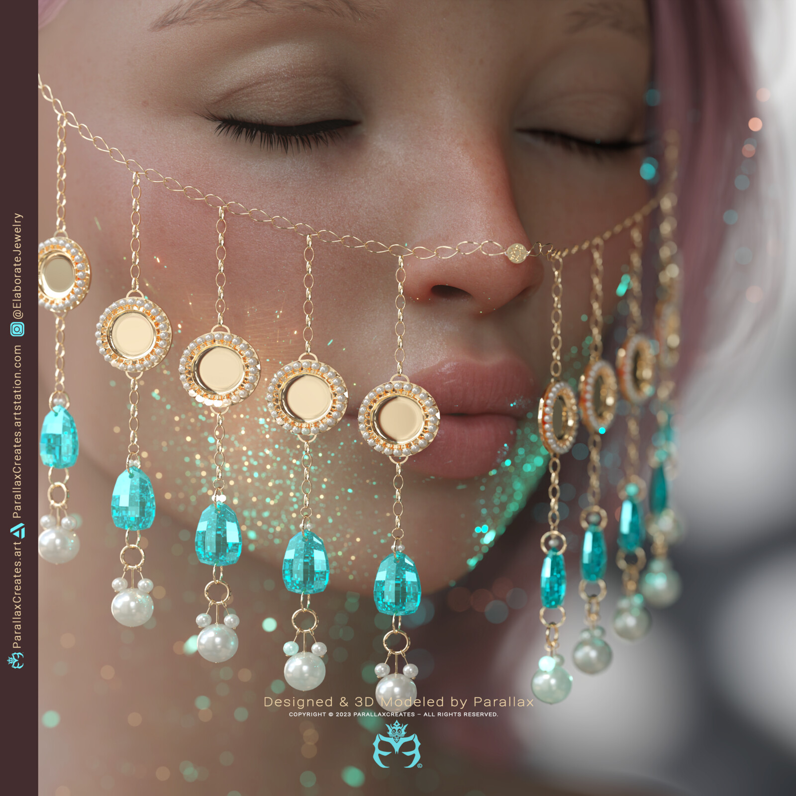 Like Stardust - 3D Jewelry by ParallaxCreates