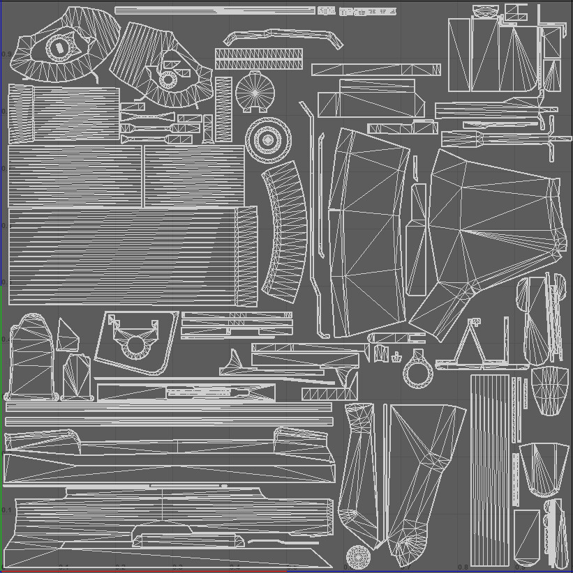 UV map.