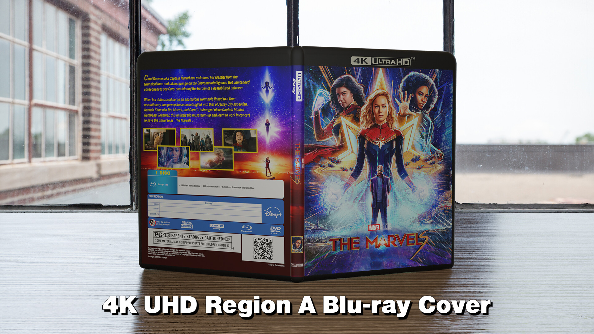 ArtStation - The Marvels (2023) Custom Blu-ray Cover