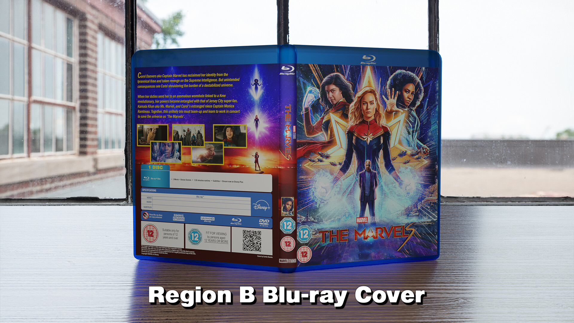 ArtStation - The Marvels (2023) Custom Blu-ray Cover