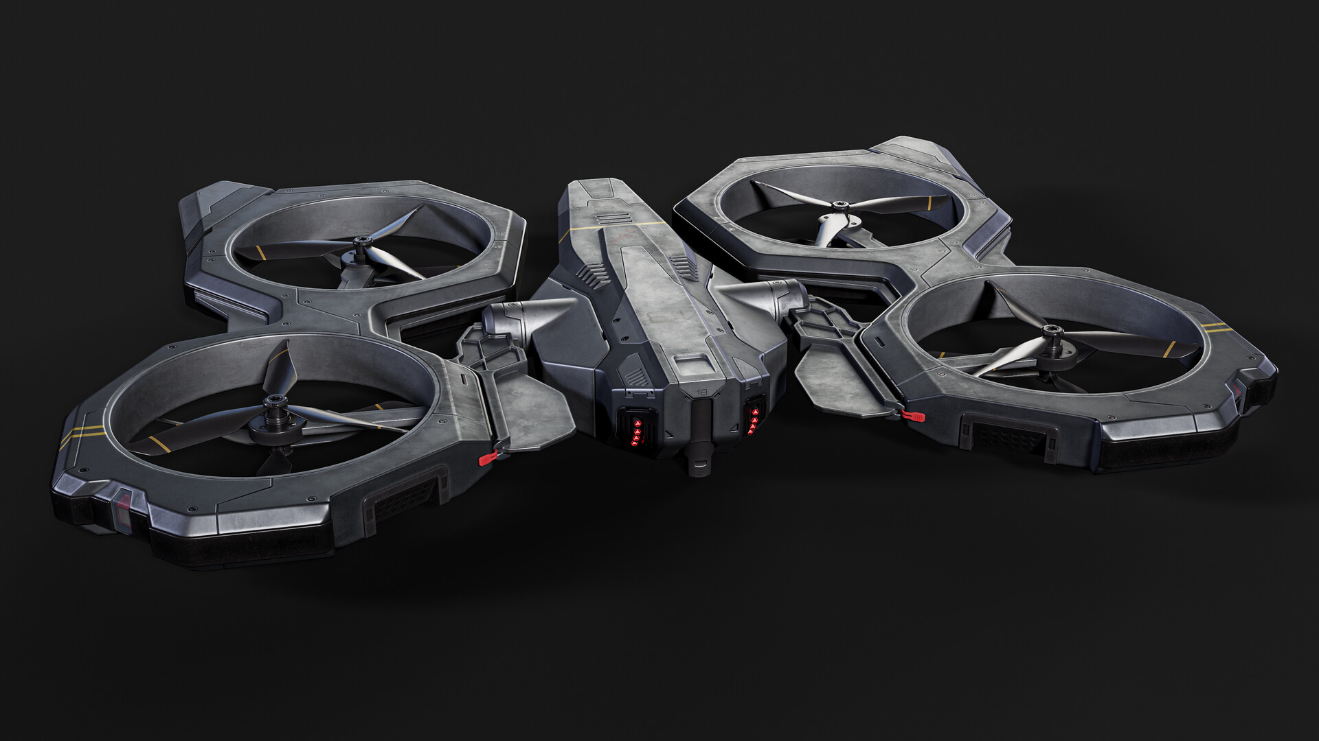 ArtStation Sci Fi Drone Scan Tracker T22 K