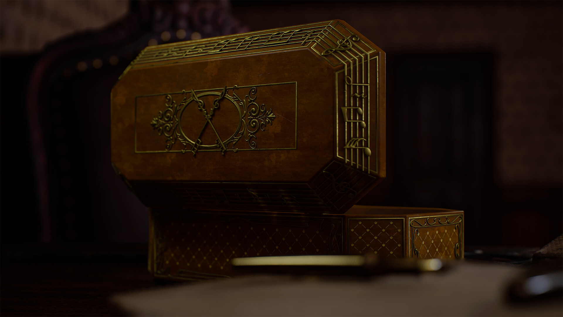 ArtStation - Music Box Prop