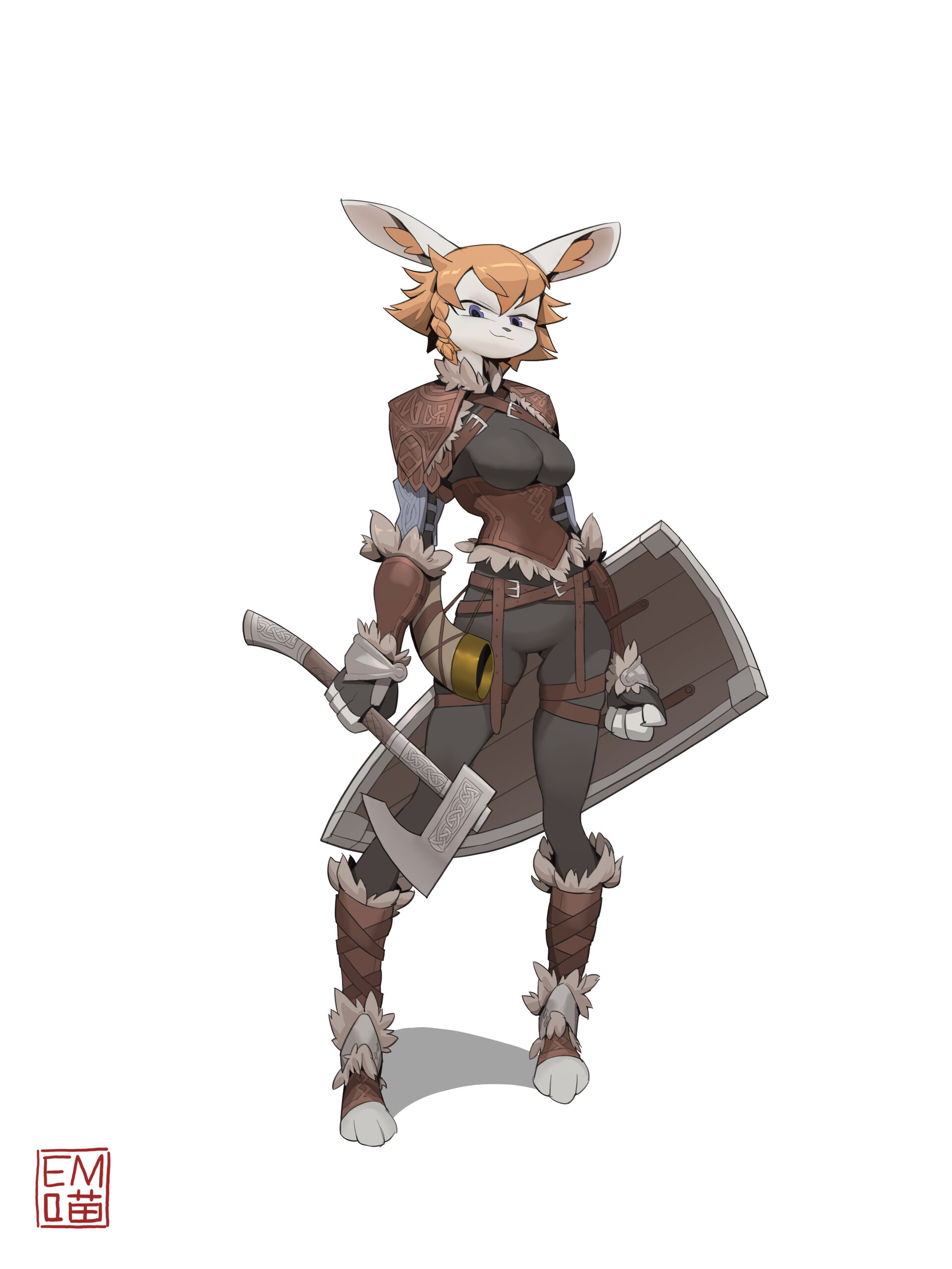 ArtStation - Snow Rabbit Warrior