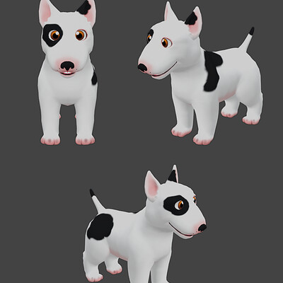 Bull terrier 2024 3d
