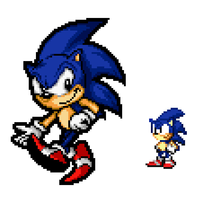 ArtStation - [2D] Fleetway Sonic - Sonic The Hedgehog Fan Art