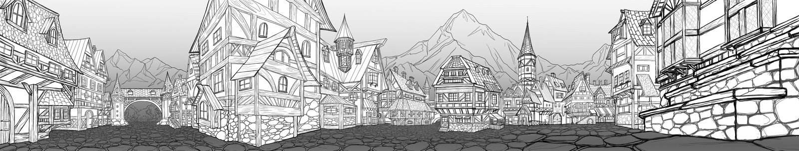 TrueTail Layout - Lineart