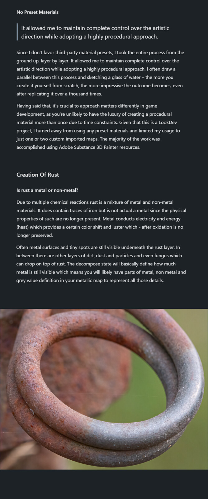 Malte ResenbergerLoosmann Breakdown Rust Material