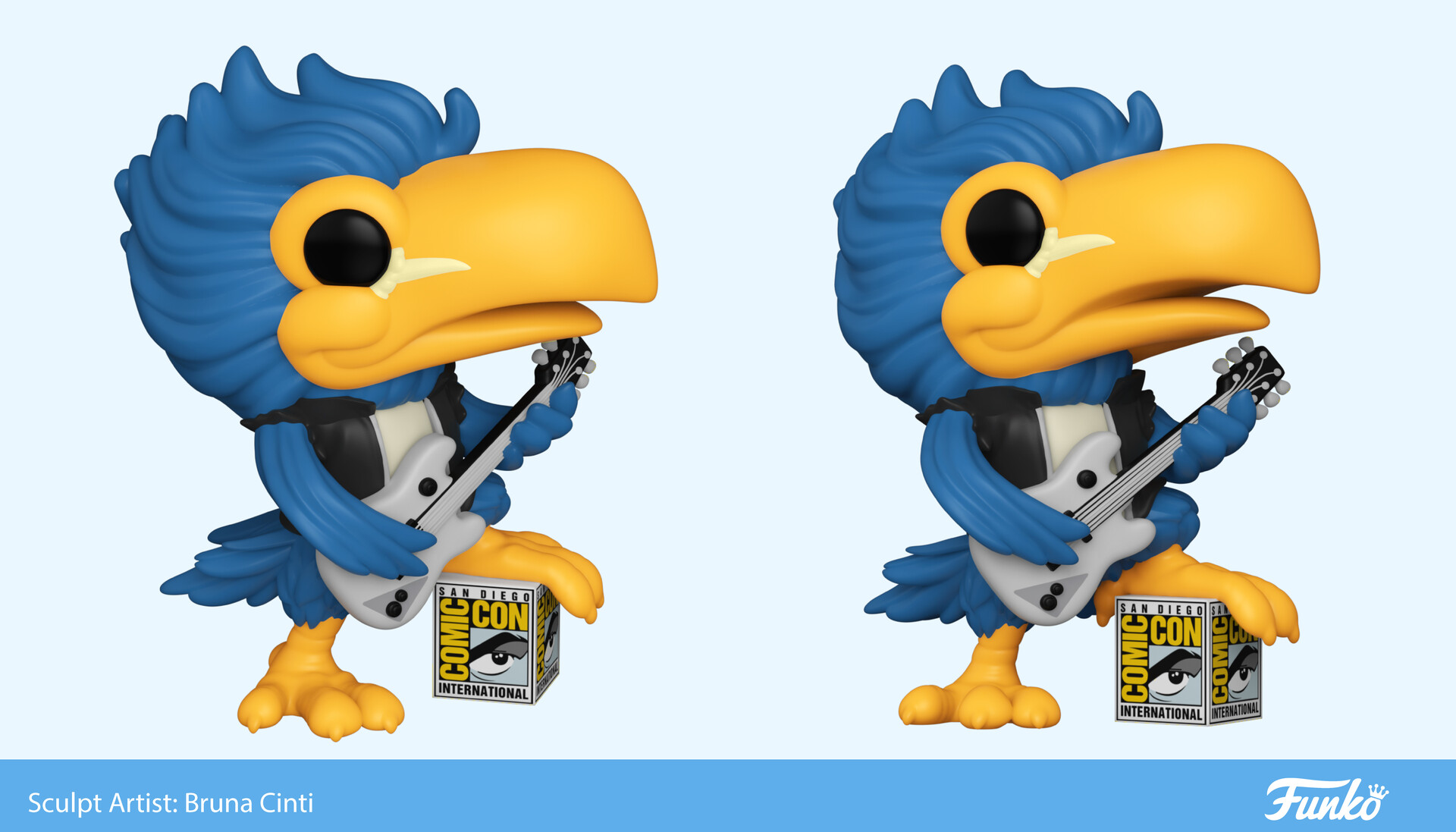 Bruna Cinti - SDCC Toucan Rocker - 2022 con exclusive
