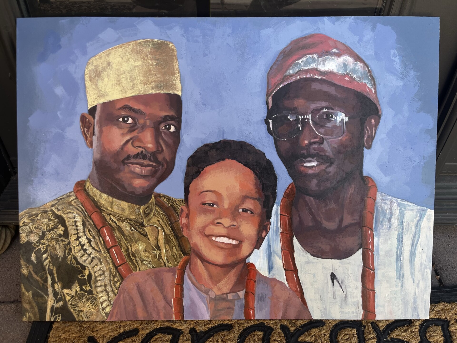 Jasmine Young Father & Son Painting