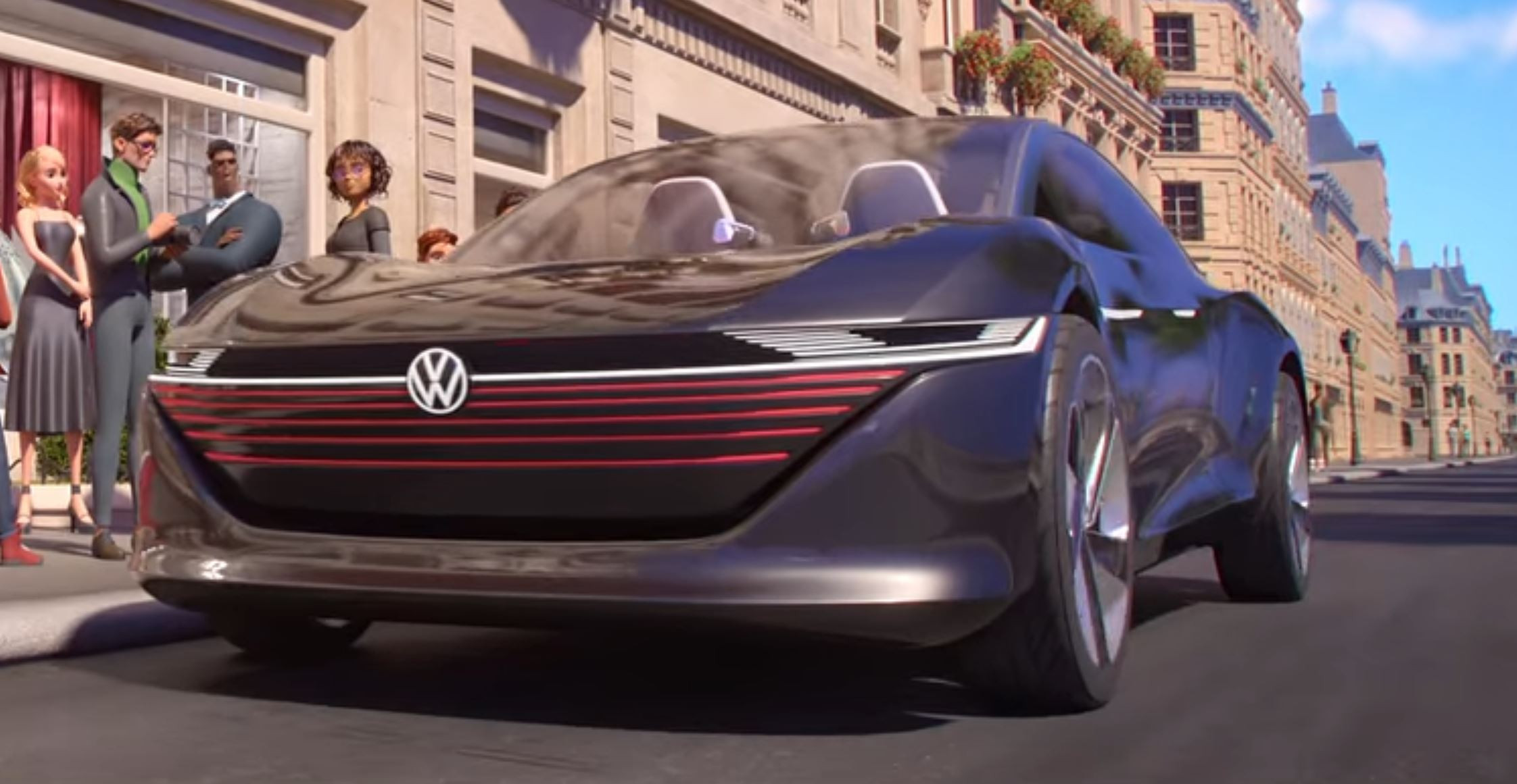 Miraculous Ladybug & Cat Noir prototype Volkswagen car @ Paris 12 june 2023  France - World premiere 