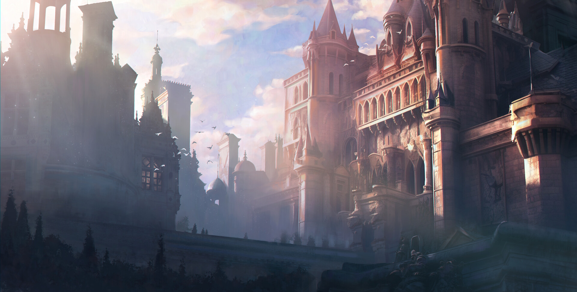 ArtStation - Dawn Castle