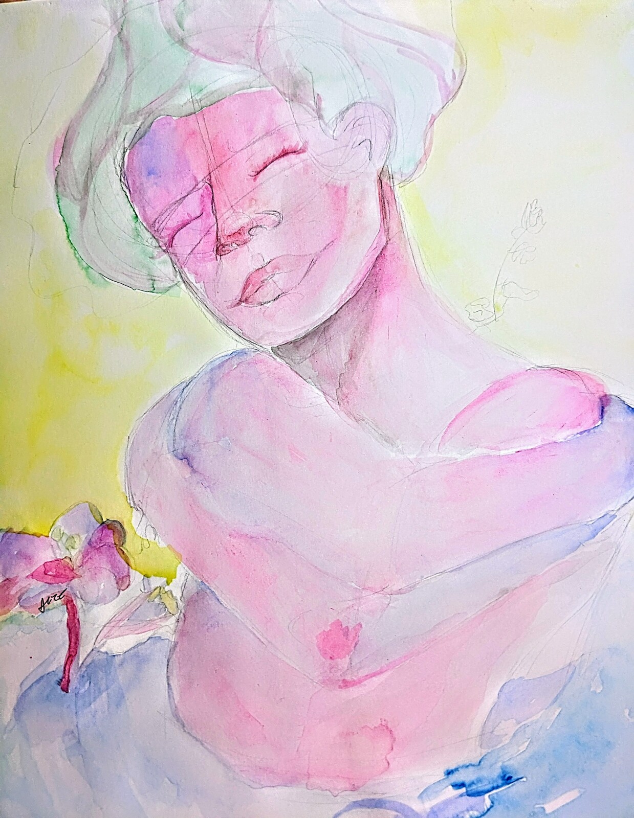 Watercolor sketch
(Not my best work)