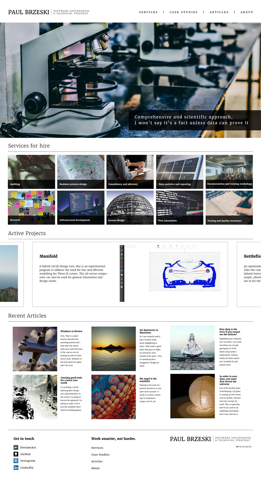 Home page