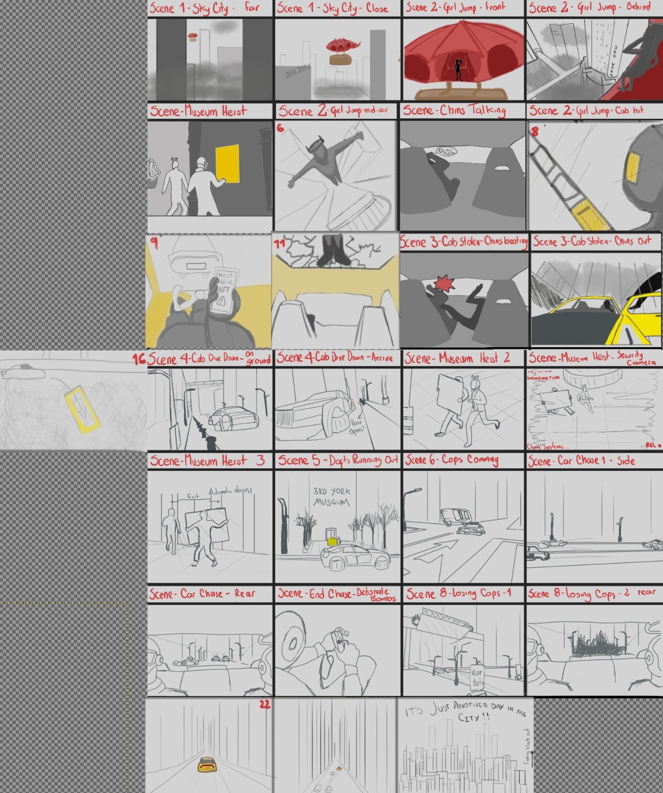 Trailer V1 Final Storyboard