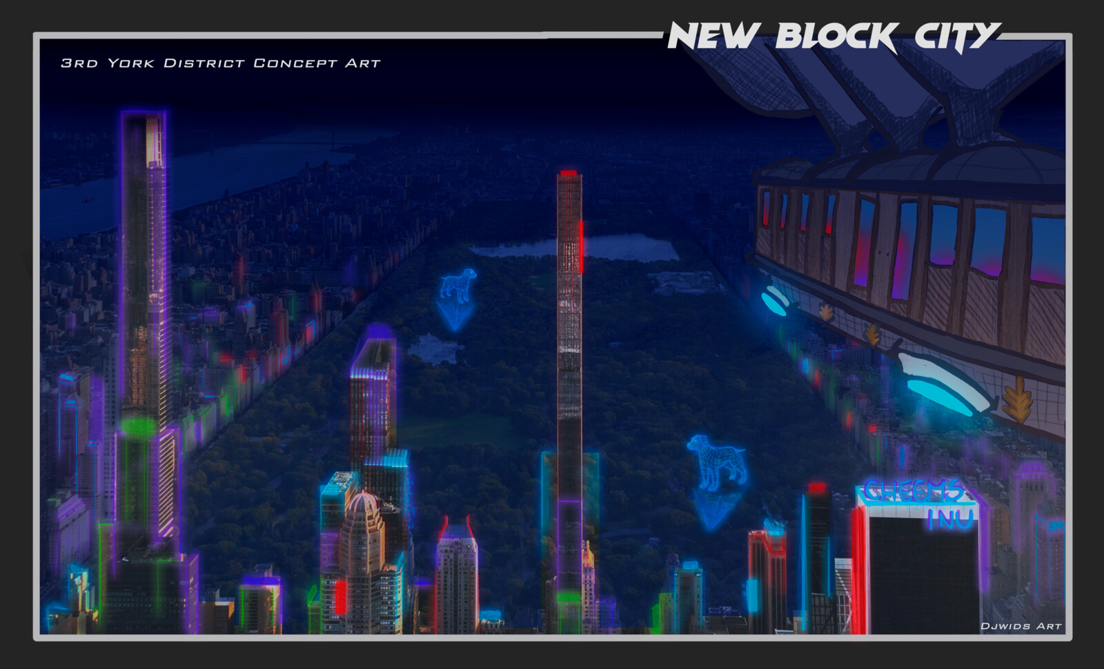 General city Concept Art 1