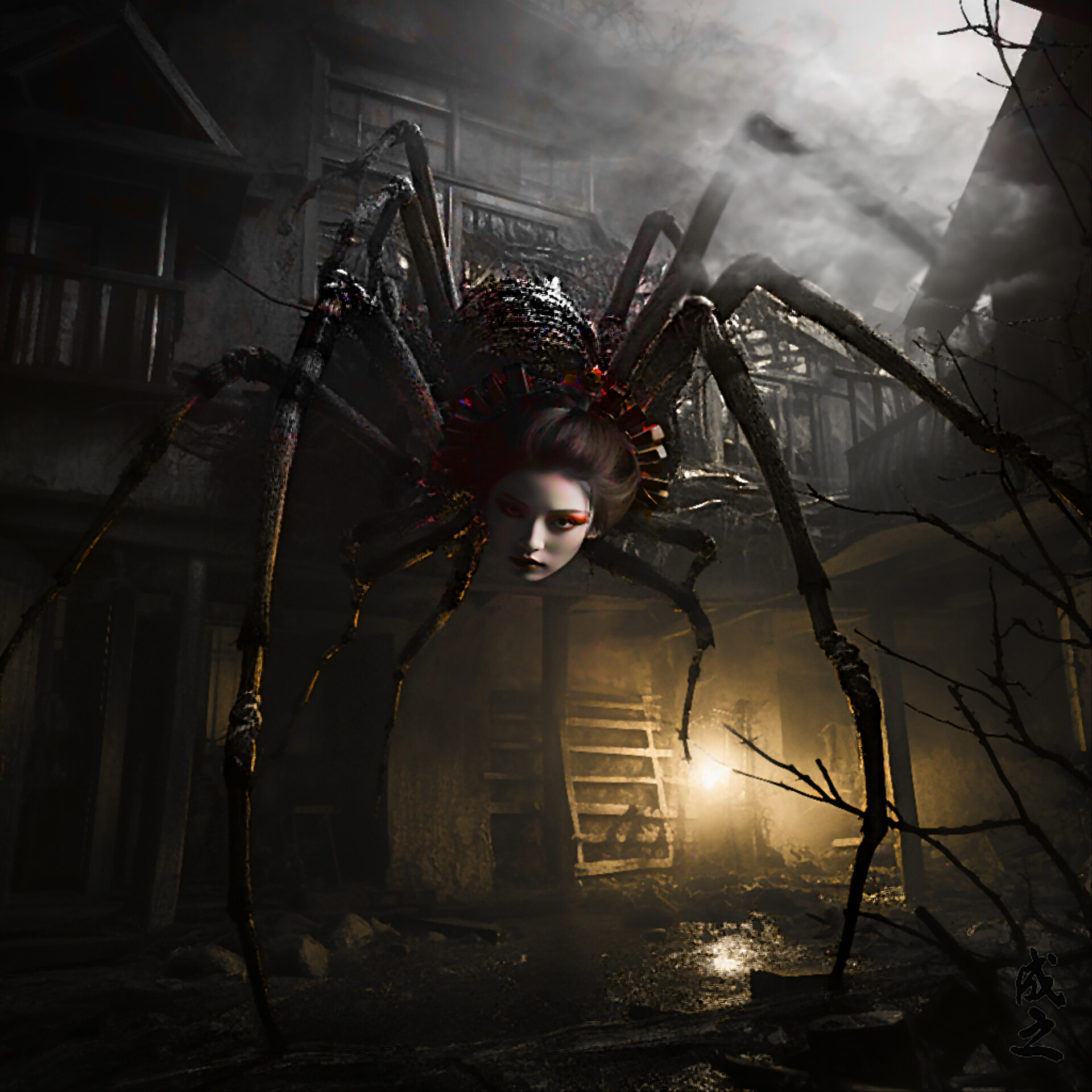 ArtStation JOROGUMO ( JAPANESE SPIDER YOKAI )