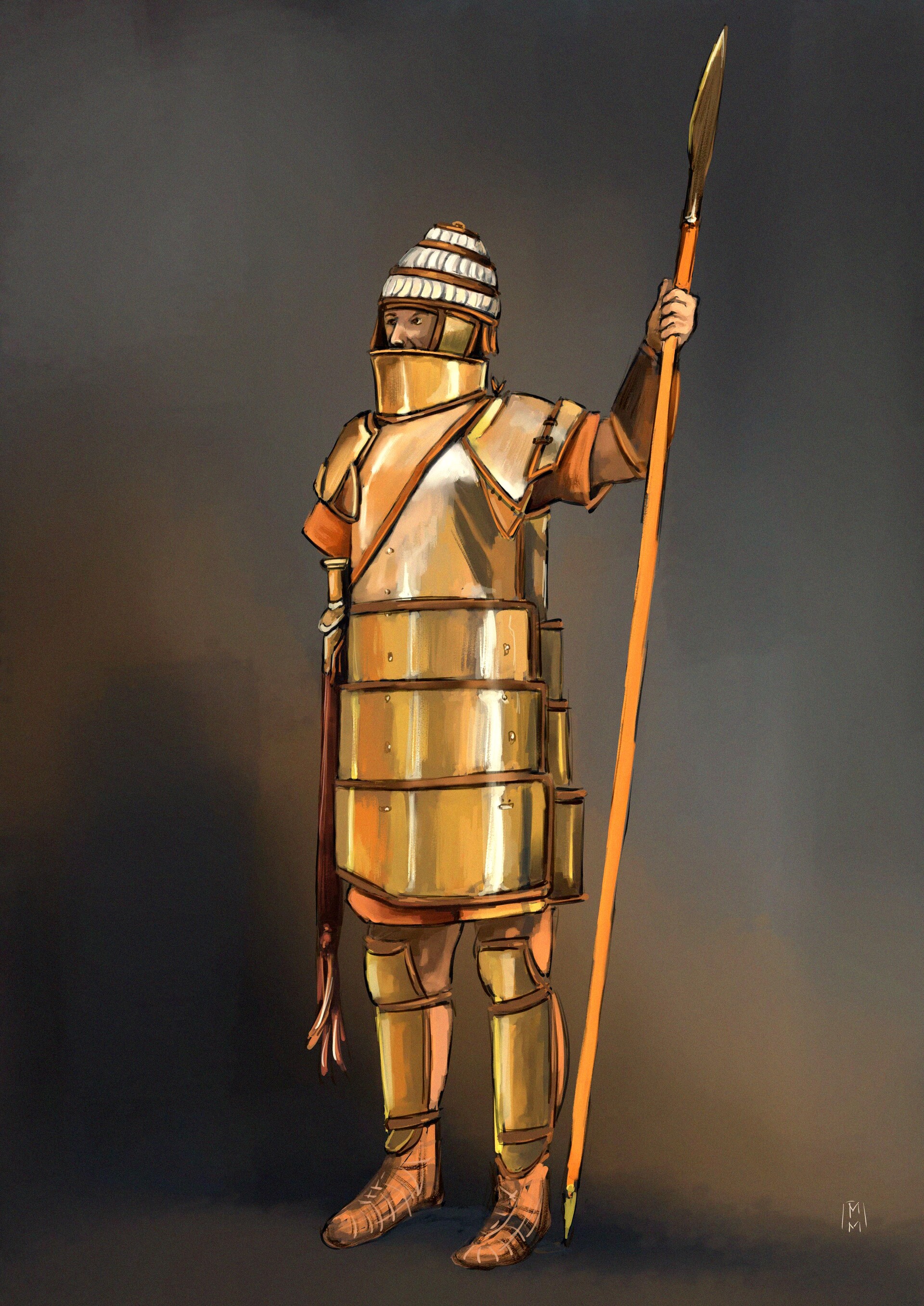 Artstation mycenaean warrior