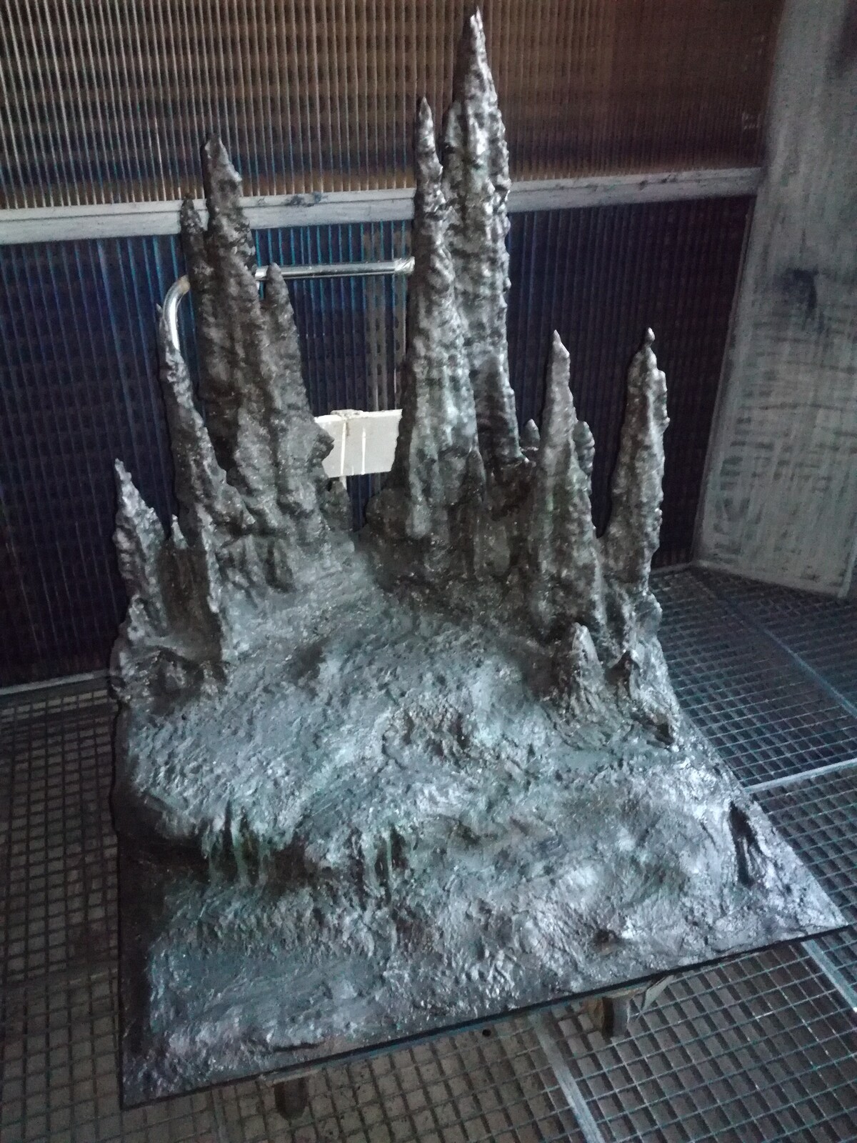 3D printed model of the hydrothermal "Black Smoker" vent