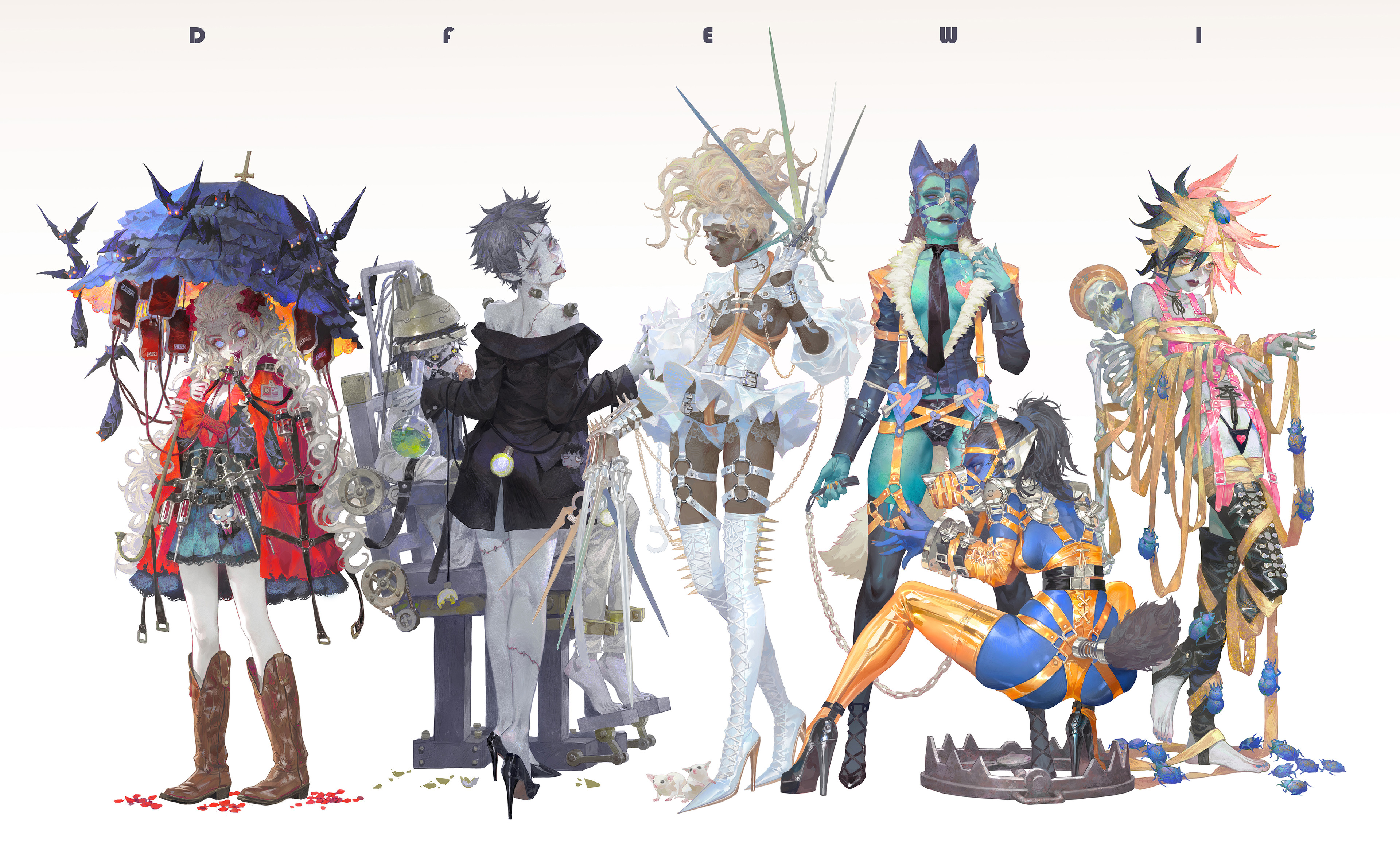 冯伟Feng Wei（c12） - 最新的系列《THE GIRLS MONSTER FANTASIES»
