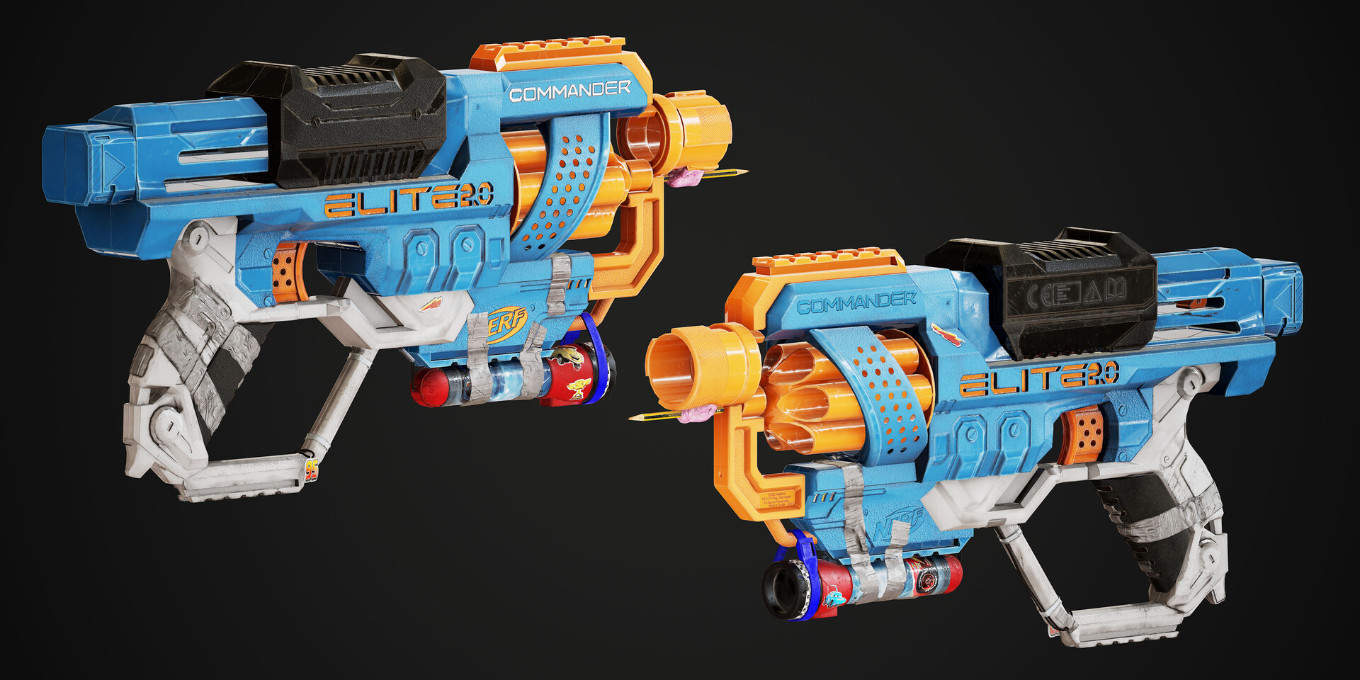 Pistola nerf best sale elite 2.0