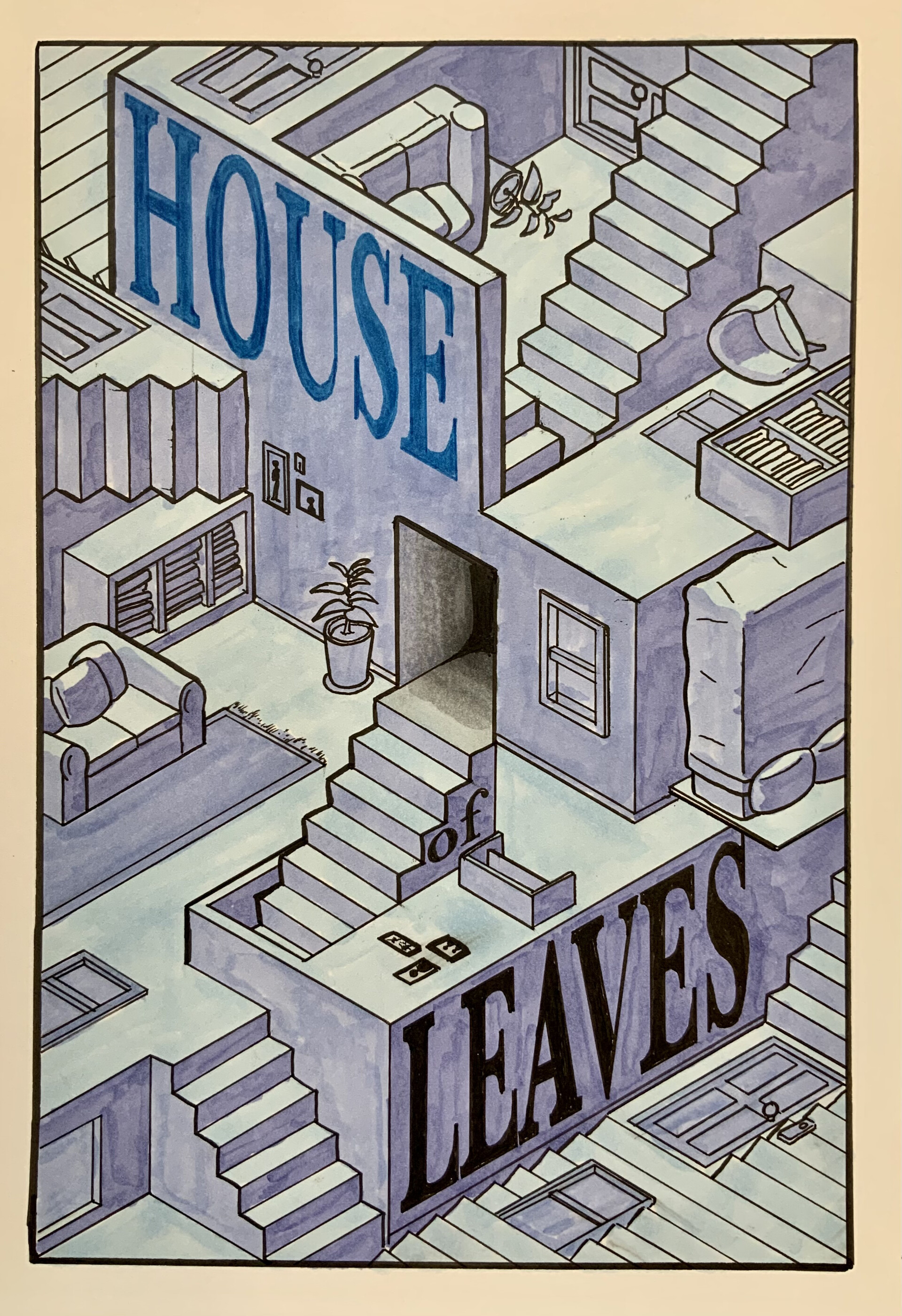 ArtStation "House of Leaves" cover redesign