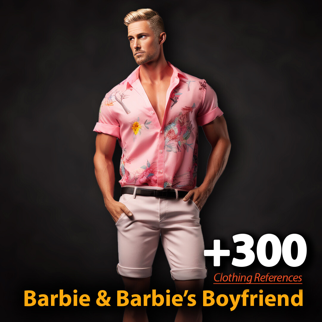 ArtStation - +300 Barbie & Barbie&rsquo;s Boyfriend Clothes. Character