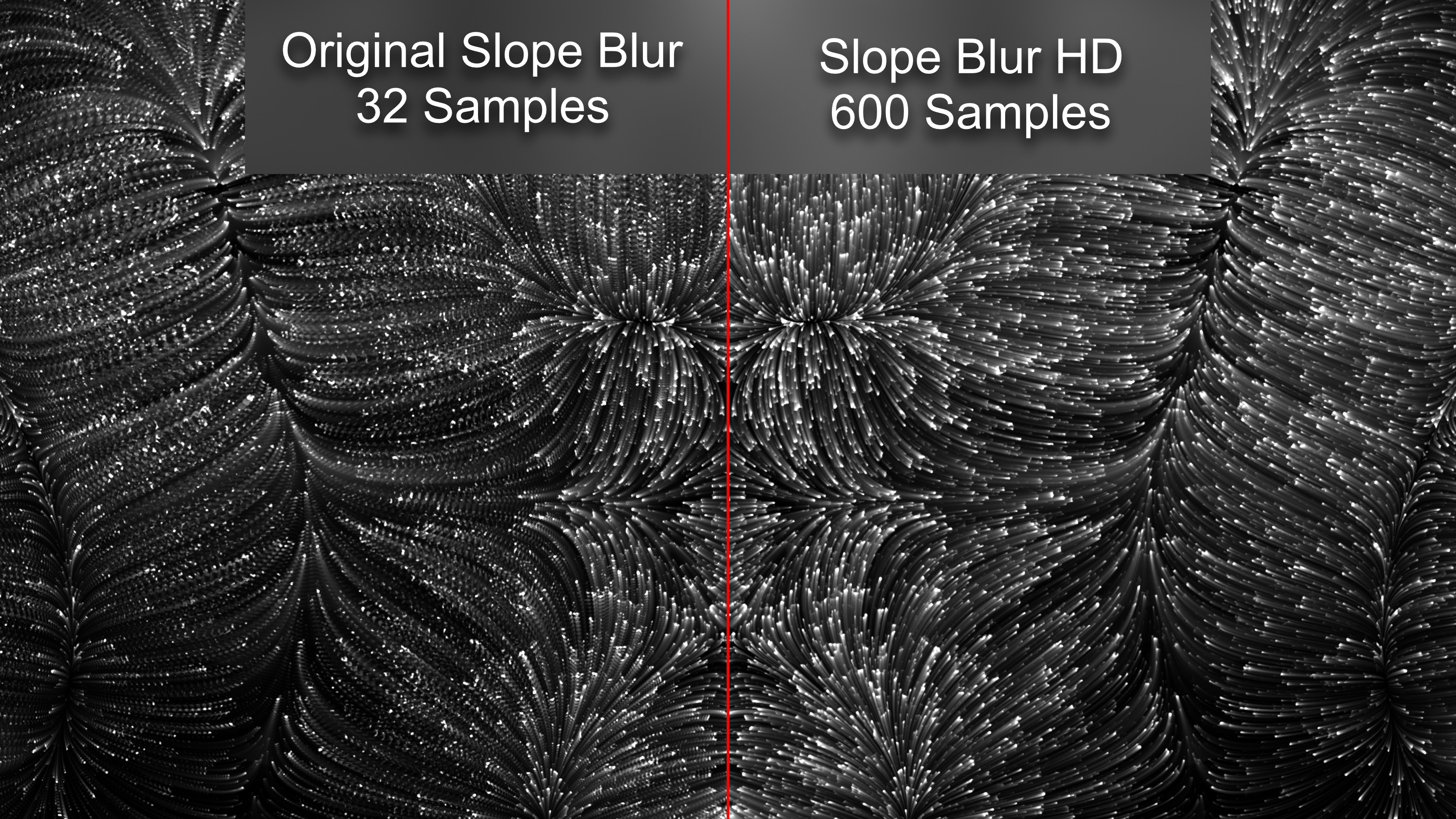 comparison between original Slope Blur and Slope Blur HD