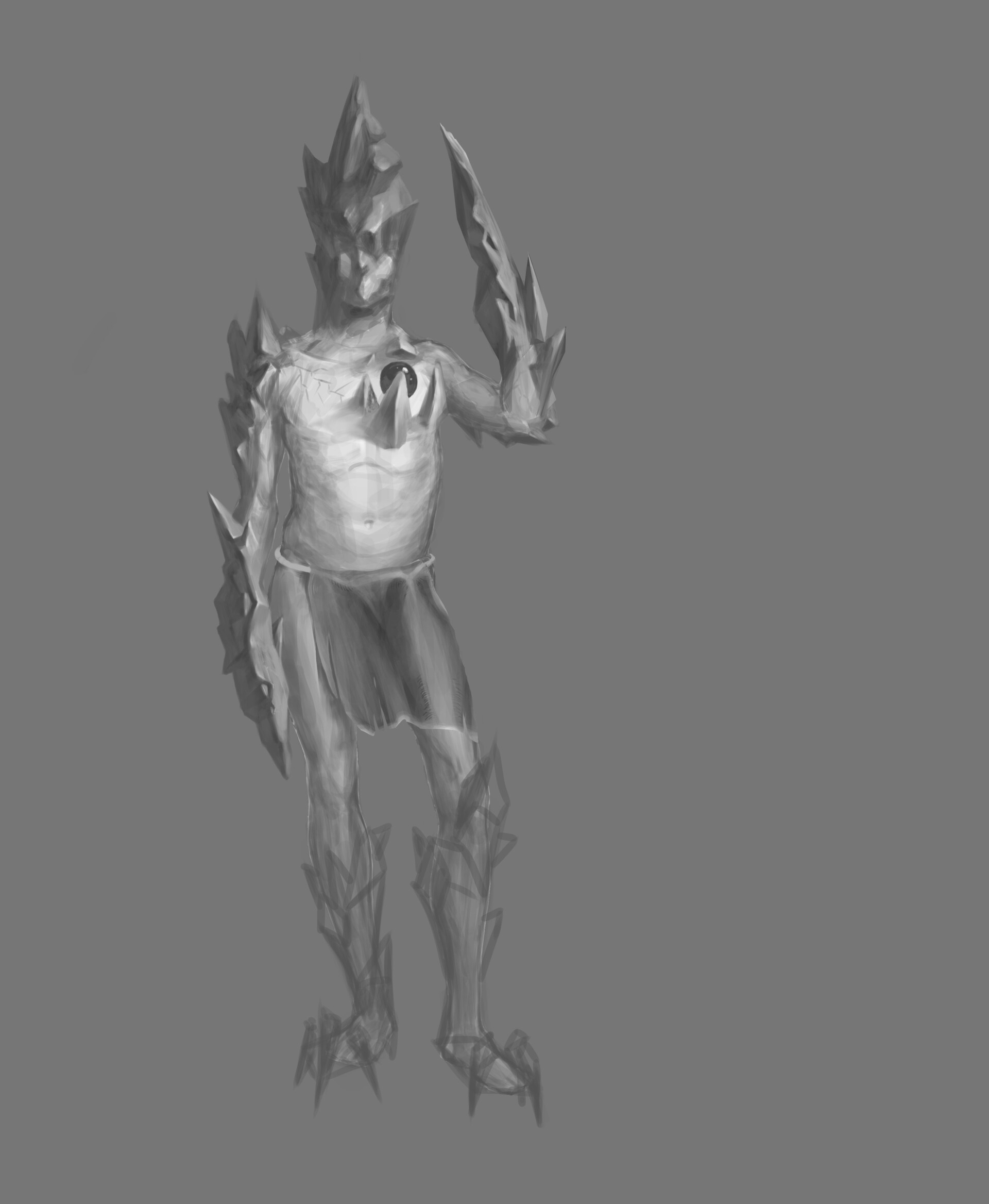 ArtStation - Mutated ancient tribe concept (WIP)